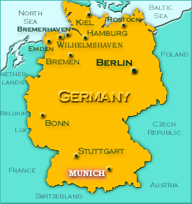 Map of Germany